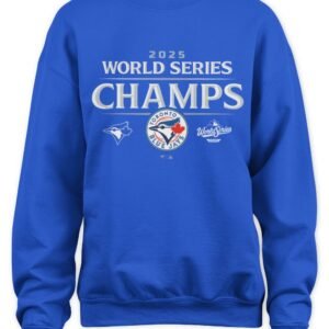 Toronto Blue Jays Fanatics 2025 World Series Champions Official Logo T Shirt