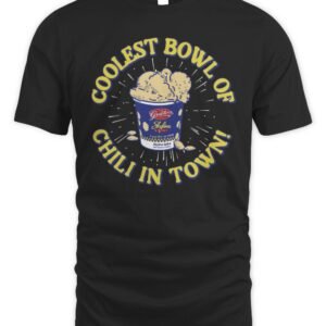 Coolest bowl of Chili in Town Graeter's Skyline Ice Cream T Shirt