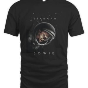 David Bowie Store David Bowie Starman Black T Shirt