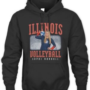 Illinois Volleyball Sophi Randall Illustrated T Shirt