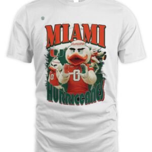 Dyme Lyfe Miami Hurricanes Sebastian Graphic T Shirt