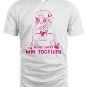 Miami Hurricanes Tackle Cancer Win Together T Shirt