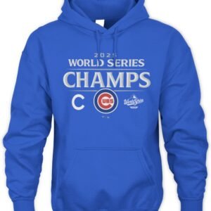 Chicago Cubs Fanatics 2025 World Series Champions Official Logo T Shirt