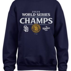 San Diego Padres Fanatics 2025 World Series Champions Official Logo T Shirt