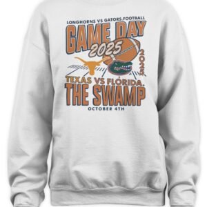 College Football Game Day Merch Florida Gators Football vs Texas Longhorns T Shirt