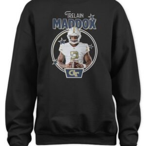 NIL Store Georgia Tech Football Trelain Maddox Illustrated T Shirt