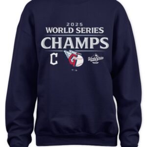 Cleveland Guardians Fanatics 2025 World Series Champions Official Logo T Shirt