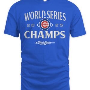 2025 MLB World Series Chicago Cubs Champions Locker Room Tee