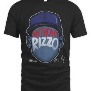Anthony Rizzo Chicago Cubs Player Silhouette T Shirt