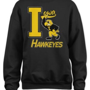 Iowa Hawkeyes Letter T Shirt Official NCAA Team Tee