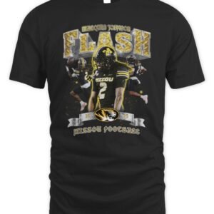 NIL Store Mizzou Football Marquis Johnson Pepper 90s Graphic T Shirt