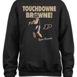 Purdue Football Ryan Browne Touchdown Browne T Shirt