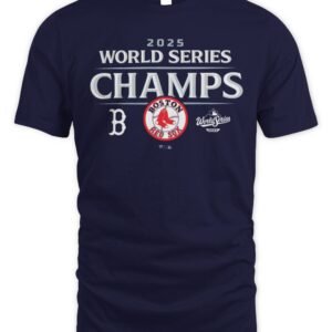 Fanatics Boston Red Sox 2025 World Series Champions Shirt Official Team Logo