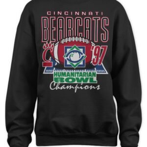 Cincinnati Bearcats Shop Cincinnati Bearcats 1997 Humanitarian Bowl Champions T Shirt