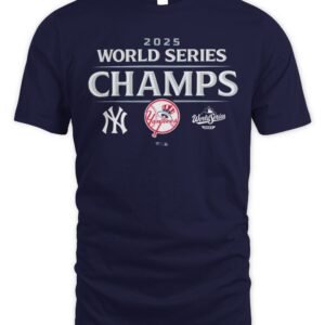 Fanatics New York Yankees 2025 World Series Champions Shirt Official Team Logo