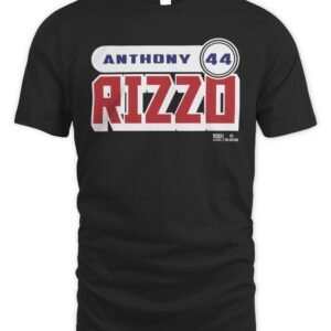 Anthony Rizzo Chicago Cubs Retro Font T Shirt