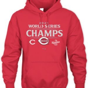 Cincinnati Reds Fanatics 2025 World Series Champions Official Logo T Shirt