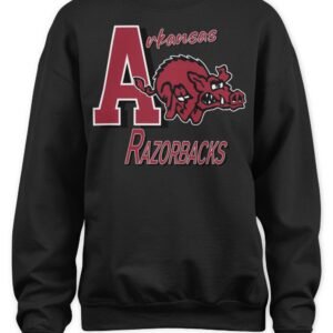 Arkansas Razorbacks Letter Graphic Tee Shirt