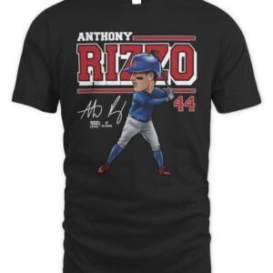 Chicago Cubs Shop Anthony Rizzo Chicago Cubs Cartoon T Shirt