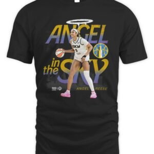 Chicago Sky Merch Angel Reese Chicago Sky Angel In The Sky T Shirt