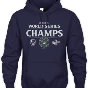 Fanatics Milwaukee Brewers 2025 World Series Champions Shirt Official Team Logo