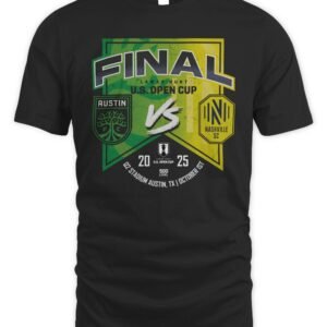 US Open Cup 2025 Austin FC Vs Nashville SC T Shirt