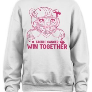 Michigan Wolverines Tackle Cancer Win Together T Shirt Hoodie