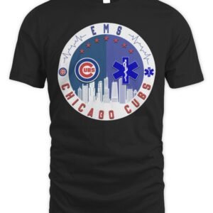 MLB Chicago Cubs EMS 2025 Emergency Medical Services Honoring T Shirt