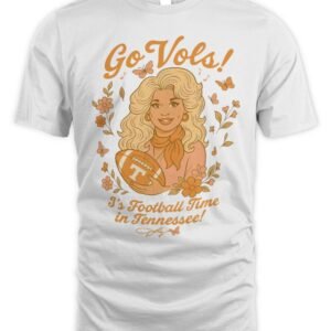 VolShop Tennessee Volunteers Thrifted Dolly Football T Shirt