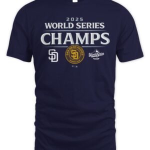 Fanatics San Diego Padres 2025 World Series Champions Shirt Official Team Logo