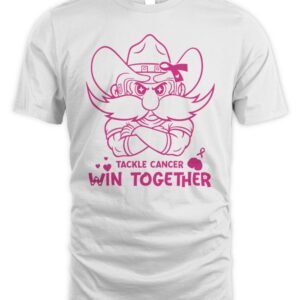 Texas Tech Red Raiders Tackle Cancer Win Together T Shirt