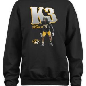 NIL Store Mizzou Football Kevin Coleman Jr Illustrated T Shirt