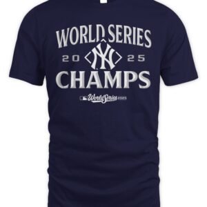 2025 MLB World Series New York Yankees Champions Locker Room Tee