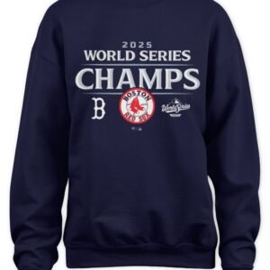 Boston Red Sox Fanatics 2025 World Series Champions Official Logo T Shirt