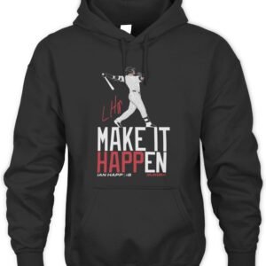 Jomboy Media Shop Chicago Cubs IaN Happ Make it Happen T Shirt