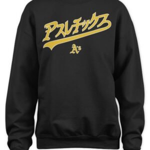 Athletics Baseball Hyperfly Katakana T Shirt Hoodie