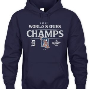 Detroit Tigers Fanatics 2025 World Series Champions Official Logo T Shirt