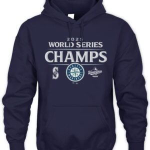 Seattle Mariners Fanatics 2025 World Series Champions Official Logo T Shirt