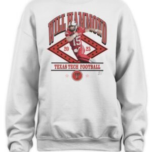 NIL Store Texas Tech Football Will Hammond Illustrated T Shirt