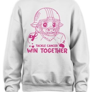 Indiana Hoosiers Tackle Cancer Win Together T Shirt
