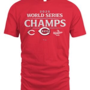 Fanatics Cincinnati Reds 2025 World Series Champions Shirt Official Team Logo