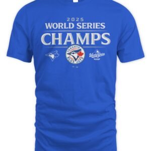 Toronto Blue Jays Fanatics 2025 World Series Champions Official Logo T Shirt