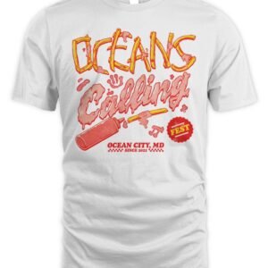 Oceans Calling Festival Fries Lineup T Shirt Hoodie