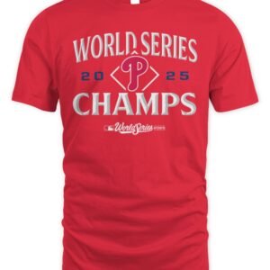 2025 MLB World Series Philadelphia Phillies Champions Locker Room Tee