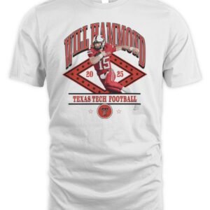 Texas Tech Football Will Hammond Illustrated T Shirt