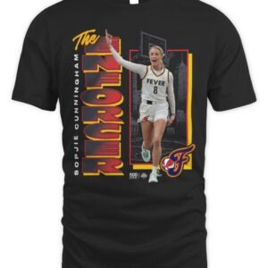 Indiana Fever Merch Sophie Cunningham Indiana Fever The Enforcer T Shirt Hoodie
