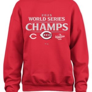 Fanatics Cincinnati Reds 2025 World Series Champions Shirt Official Team Logo