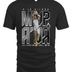 Aces Shop A'Ja Wilson Las Vegas Aces MVP T Shirt