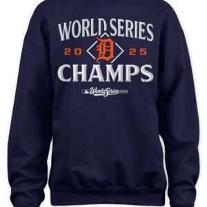 2025 MLB World Series Detroit Tigers Champions Locker Room Tee