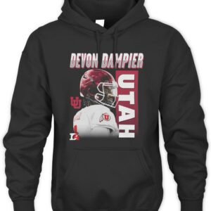 Utah Football Devon Dampier Portrait T Shirt